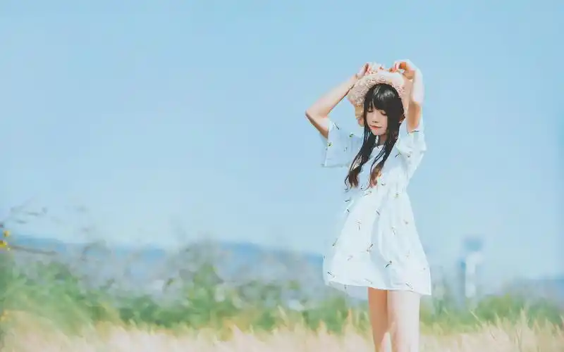 桜桃喵小清新田园风白皙纯情唯美意境写真