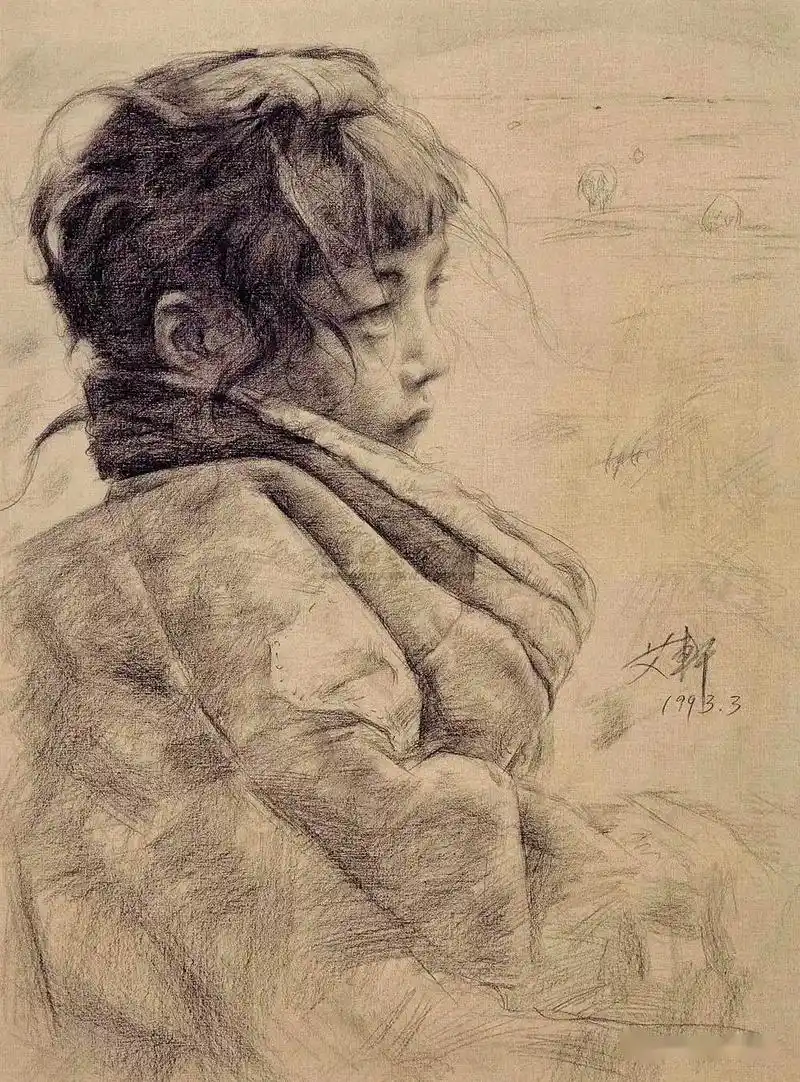 96国家一级美术师——艾轩素描9898.