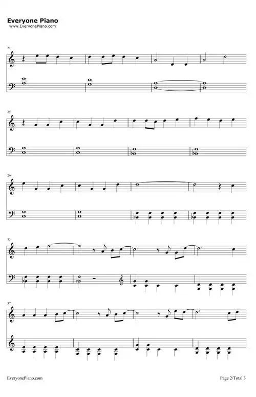 let it go超简单版钢琴谱_demilovato_冰雪奇缘主题曲