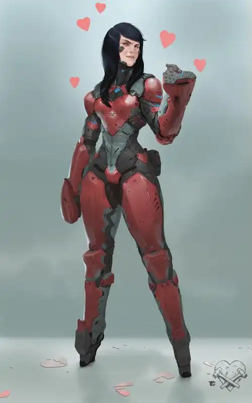 女性科幻风装甲如何设计?