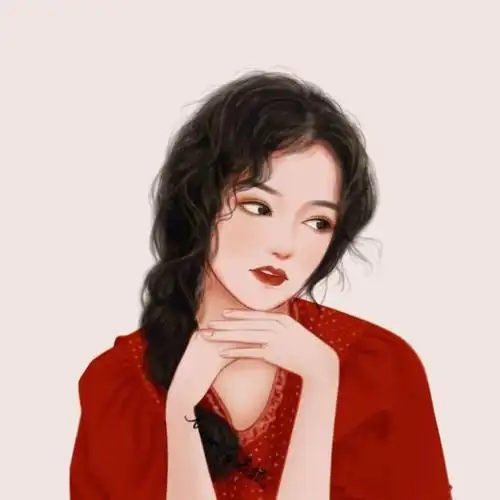 精选高清头像女生微信头像手绘头像复古风