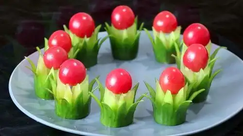 漂亮的果蔬摆盘,做法特别简单