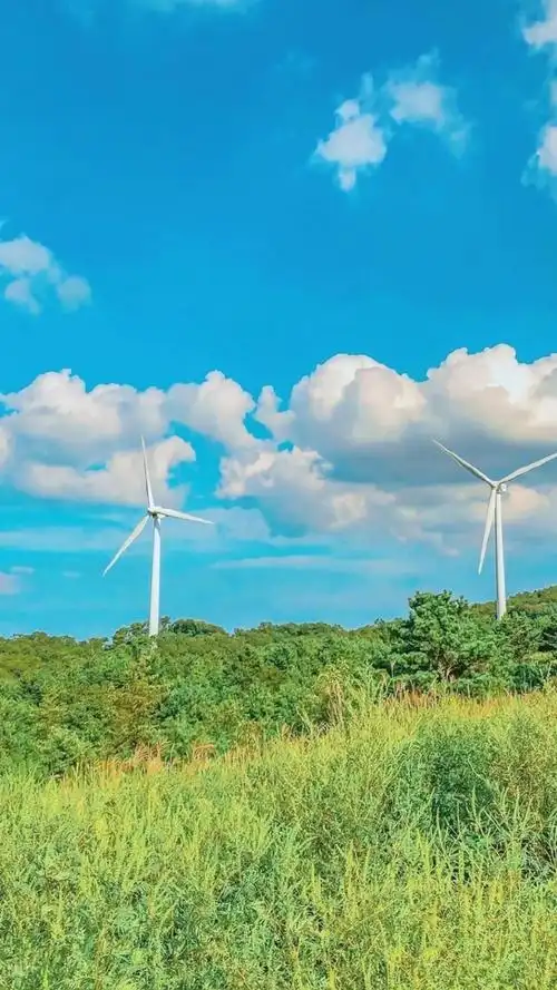 清新唯美的风车自然风光,锁屏图片,高清手机壁纸,风景-回车桌面