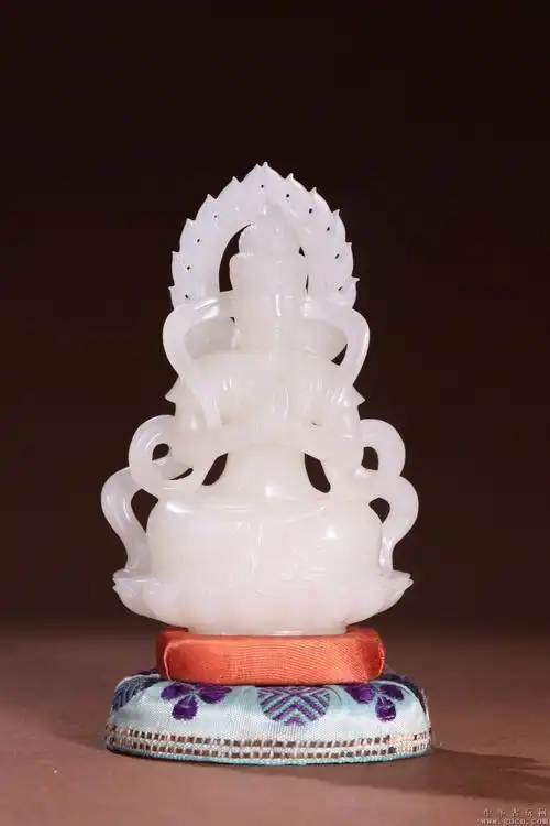 和田白玉观音像