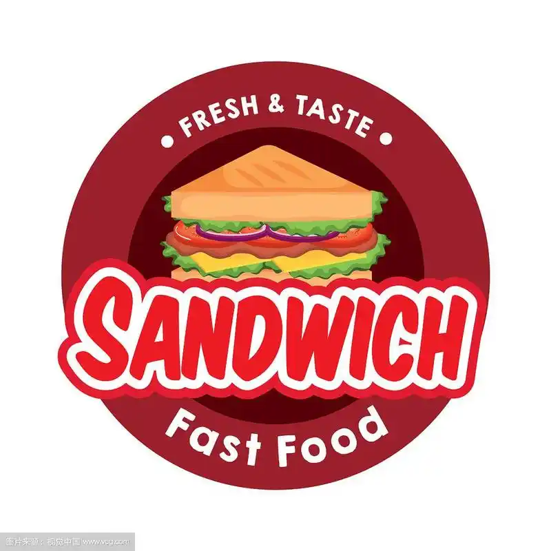 美味的三明治快餐