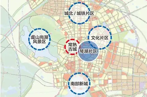 其中,紧邻古城,连接文化片区的琴湖片区无疑成为拓展常熟古城影响力