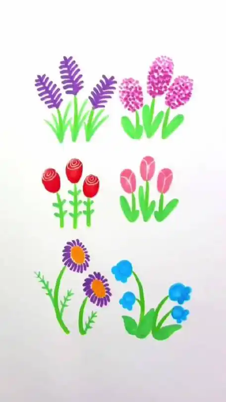 春天到了,一起来画漂亮的小花朵吧#简笔画#超级实用小百科的微博视频