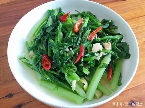 【清炒小白菜花】 1,300克鲜嫩的小白菜花.