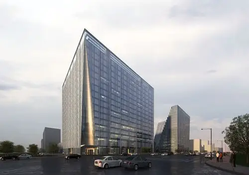 公司办公大楼效果图图片