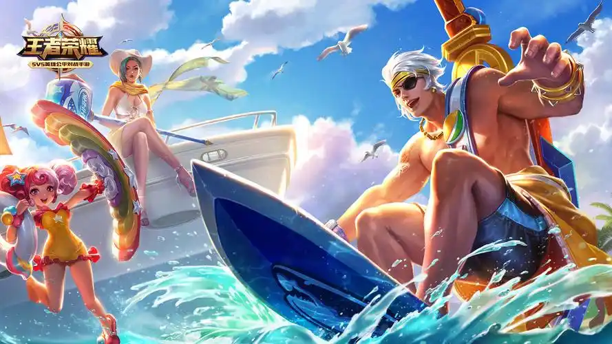 夏侯惇-乘风破浪 王者荣耀壁纸