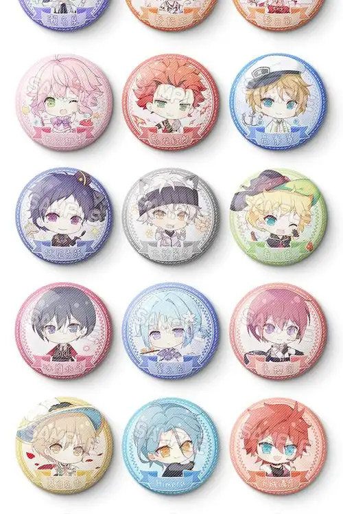 es偶像梦幻祭周边吧唧斋宫宗朔间零凛月徽章动漫胸章挂件 羽风薰1 l