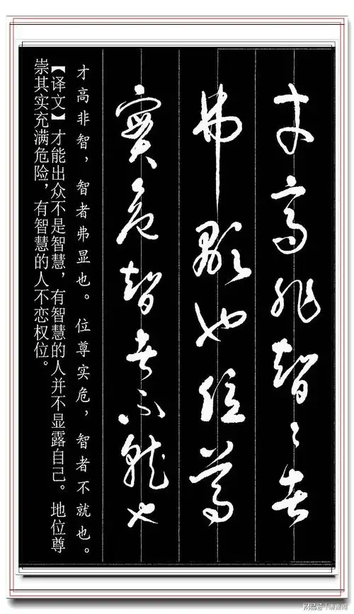 著名书法家高进草书智慧格言欣赏