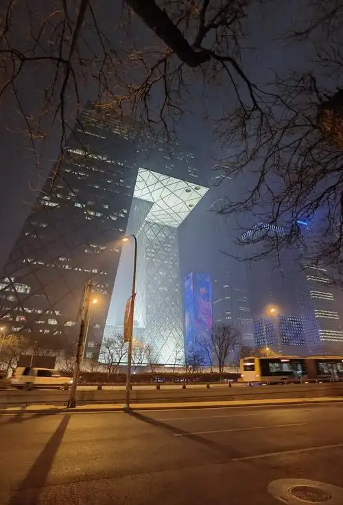 北京春节的夜景