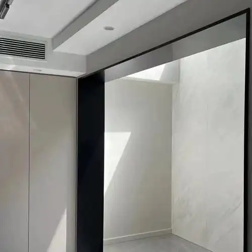 不锈钢阳台垭口入户门极窄哑光黑防指纹钛金金属窗套门套门框包边