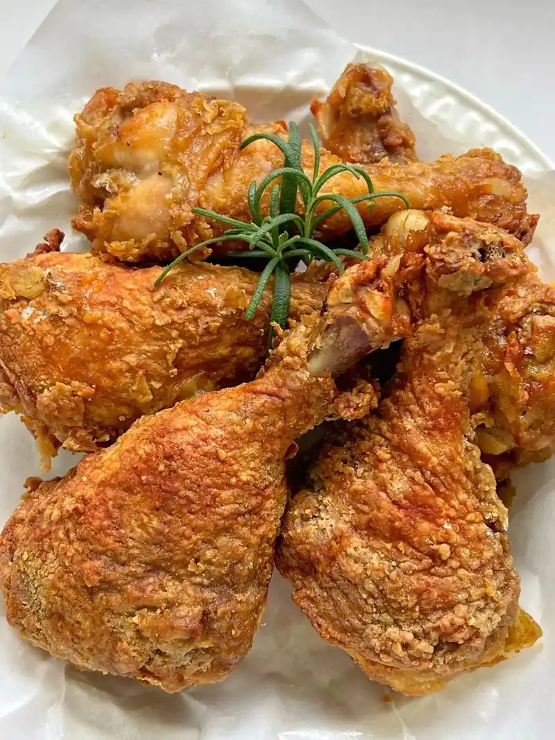 非油炸7515椒盐炸鸡腿香脆多汁,太香了～#美食教程 今天分享一