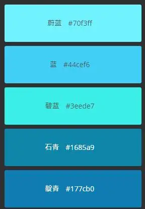 其实更接近  青色或碧蓝色和红色的搭配