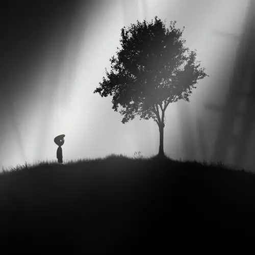 黑暗系压抑头像孤独_微信头像图片大全