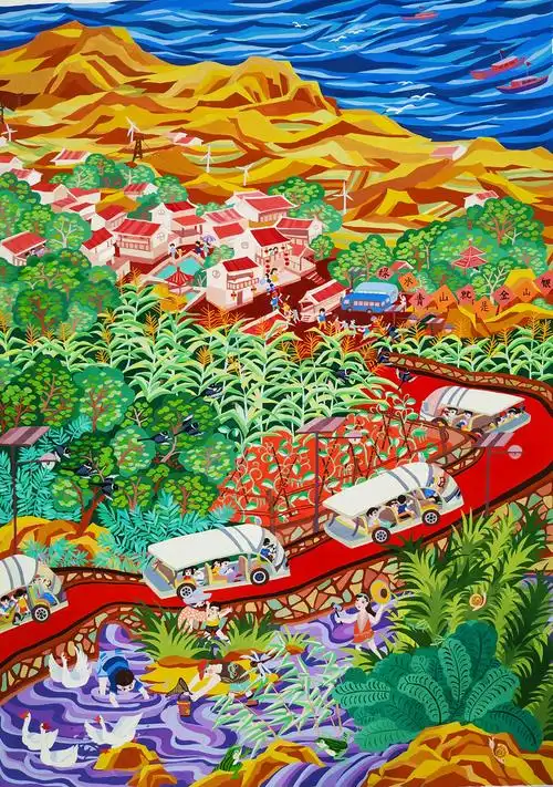 杜爽作品绿水青山就是金山银山