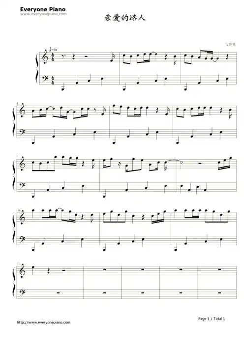 free for the loved sheet music preview 1