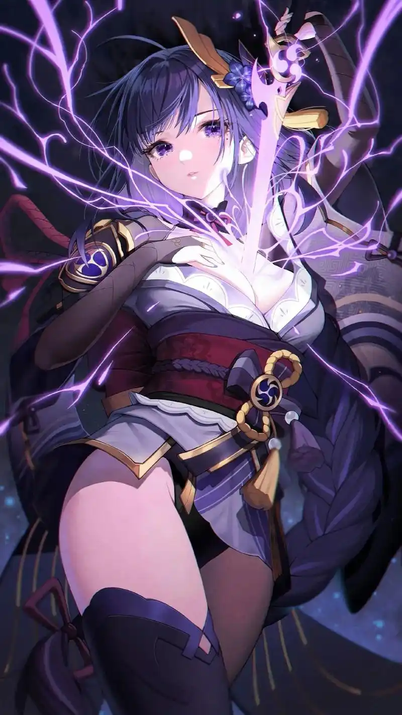 原神壁纸.#原神 #原神雷神 #八重神子 #高清壁纸  - 抖音