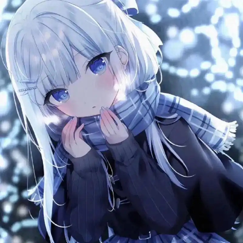 可爱带点高冷的动漫女生头像