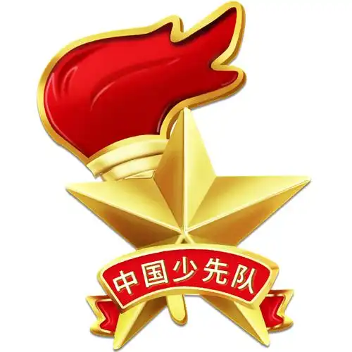 中国少先队队徽别针式小学生少先队员队徽磁铁队徽小学生队徽小学生磁