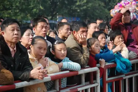 图文围观的市民