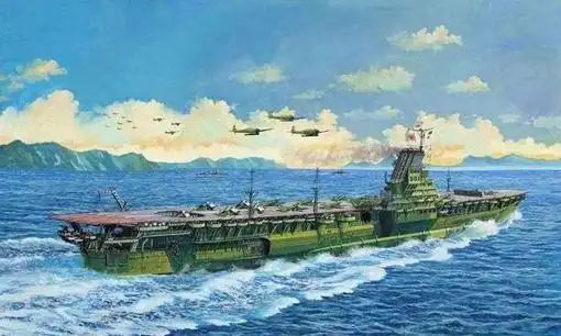 日本二战最大航母信浓号是如何沉没的或许这也是命运吧