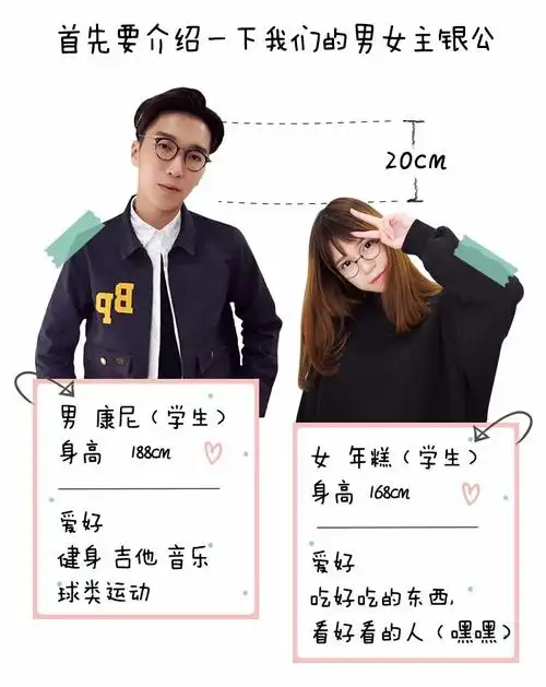爆料 | 情侣最般配的身高差居然是 —— 20cm ?