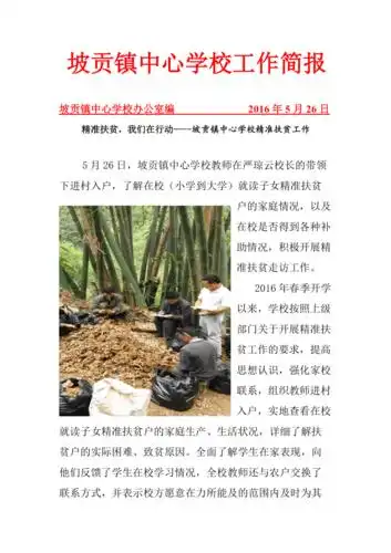 精准扶贫走访简报