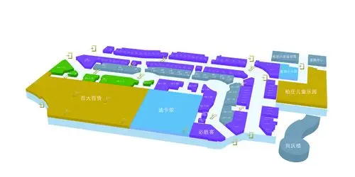 商场楼层平面示意图