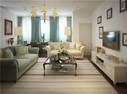 都匀韩式装修客厅效果图