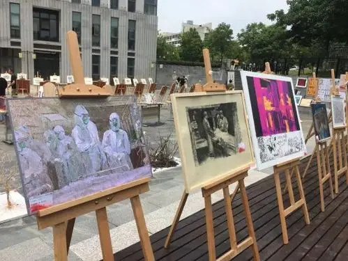 合工大学子用创意作品向建党100周年献礼