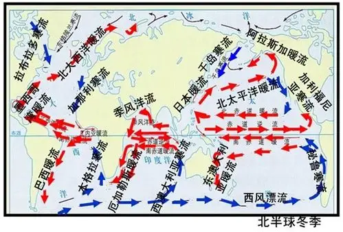 世界洋流图全张谁有?