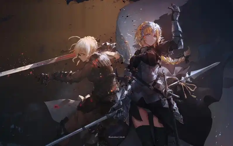 【fate/燃向】黑saber vs berserker 60帧1080p