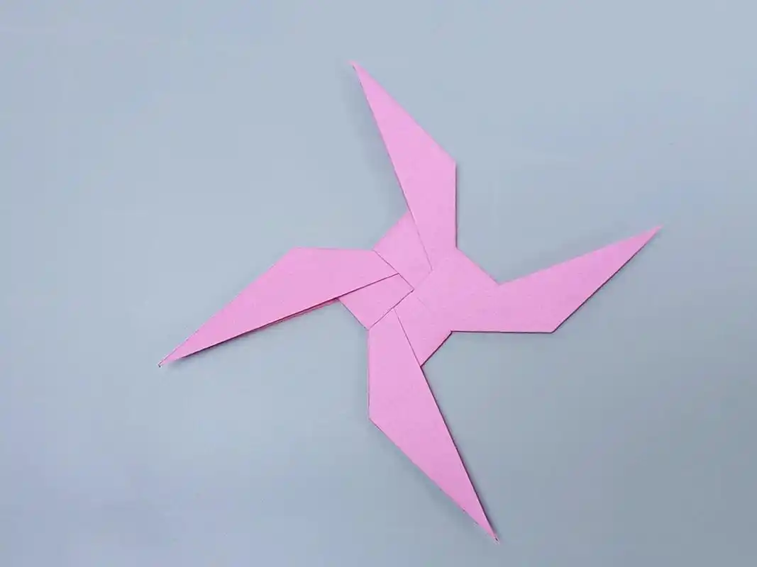 忍者同款飞镖折法简单一看就懂一学就会 忍者同款飞镖,折法简单,一看