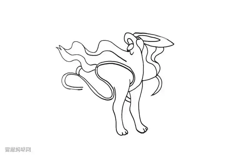 神奇宝贝水君简笔画