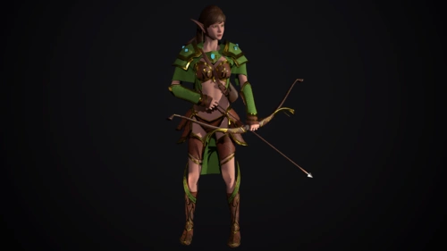 精灵弓箭手|花廊|花魁小站