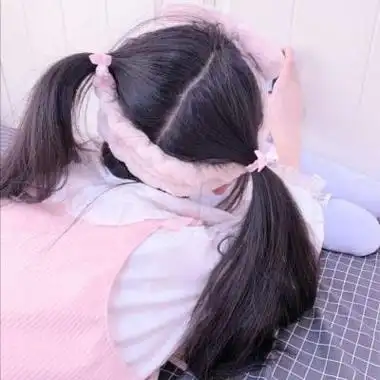 玖染双马尾可爱混女头你说女生头像