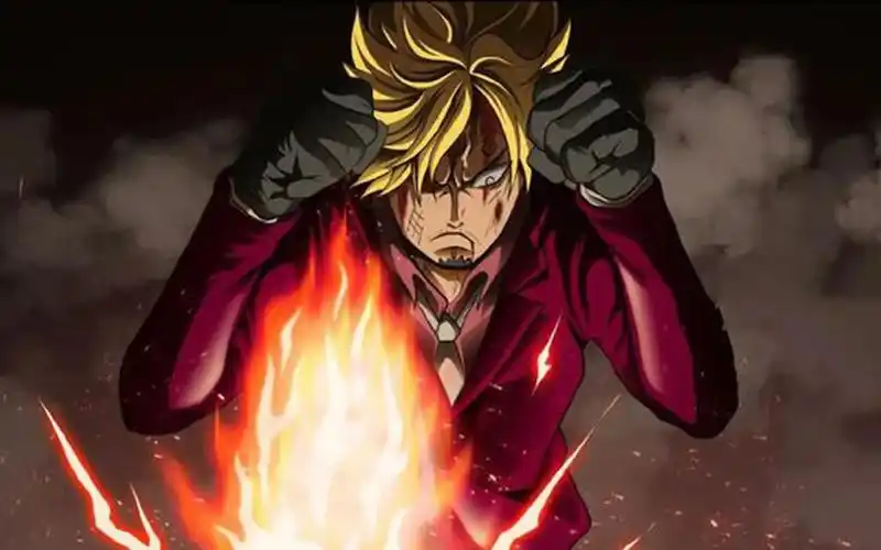 海贼王:山治恶魔风脚的七大名场面,魔神风脚,力战两大灾害!