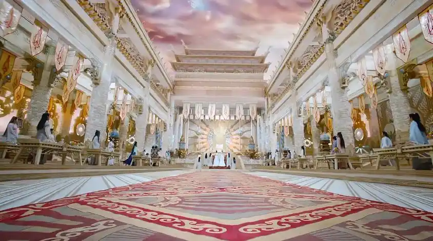 的散步用的,后来猜测可能是给飞来飞去的神仙们当坐标用的,毕竟天界