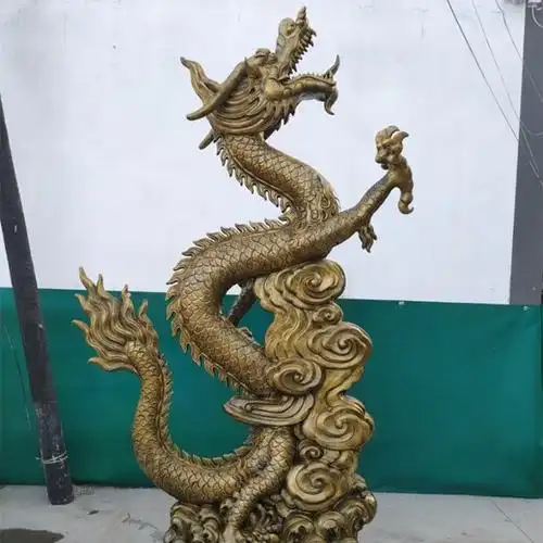 玻璃钢龙雕塑神龙雕塑