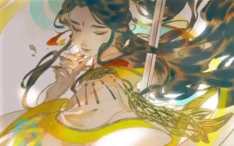 【白止】悦神 花冠武神,一手执剑一手拈花,坐拥灭世之力,而不失惜花之