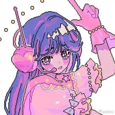 像素头像二次元女生高清图片