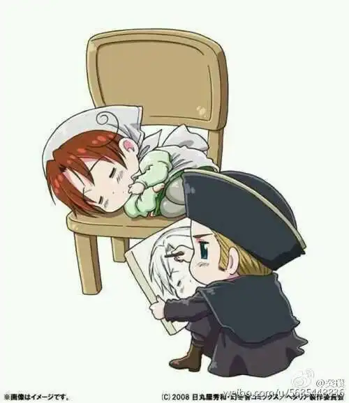 aph黑塔利亚 初恋组 本家原画 神圣罗马 意大利