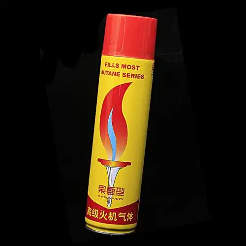 星光小黄气罐丁烷 152ml 果香型打火机通用气体充气打火机