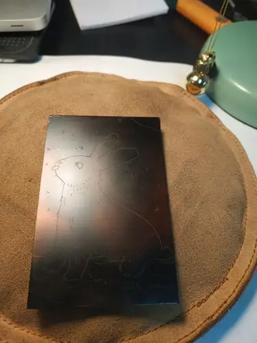 一张铜版画的创作步骤