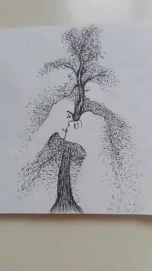 很难看出的隐藏画能找出十张人脸智商绝对逆天