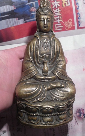 懂古玩佛像看下观音像新老!