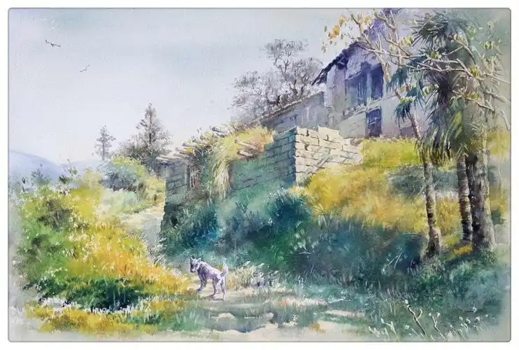 大美修水——陈朝晖水彩风景画